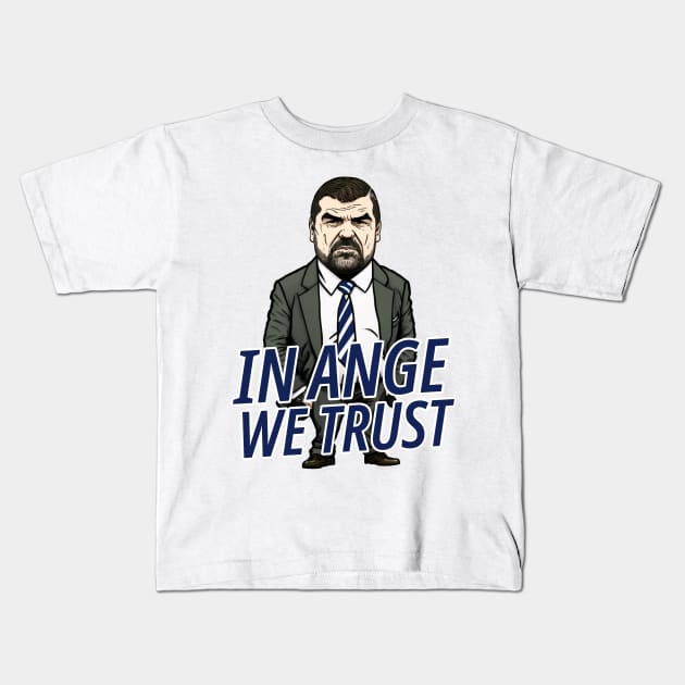 In Ange We Trust Kids T-Shirt by apsi